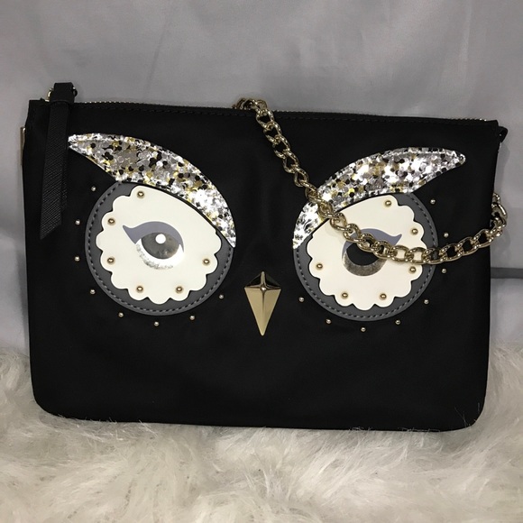 Beautiful Kate Spade Owl Crossbody with Removable Long Strap - Picture 11 of 11